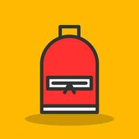 Backpack Vector Icon Design