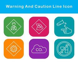 Warning And Caution Vector Icon Set