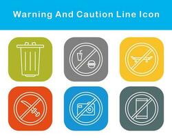 Warning And Caution Vector Icon Set