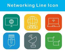 Networking Vector Icon Set