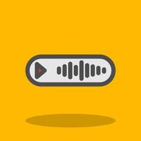 Voice Message Vector Icon Design