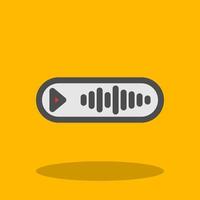 Voice Message Vector Icon Design