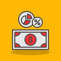 Money Margin Vector Icon Design