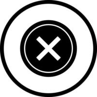Do Not Cross Vector Icon