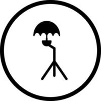 Unique Umbrella Stand Vector Icon