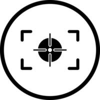 Unique Focus Horizontal Vector Icon