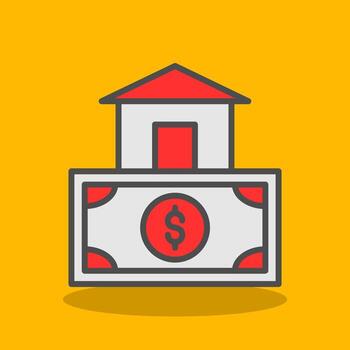 Fixed Asset Vector Icon Design