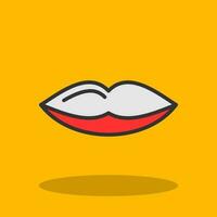 Lips Vector Icon Design