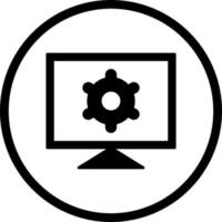 Computer Settings Vector Icon