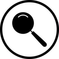 Unique Magnifier Vector Icon