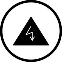 Unique Electricity Danger Vector Icon