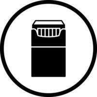 Unique Packet of Cigarettes Vector Icon