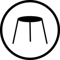 Unique Stool Vector Icon