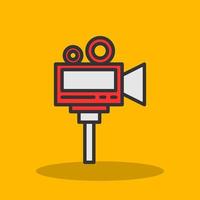 Video Camera Vector Icon Design