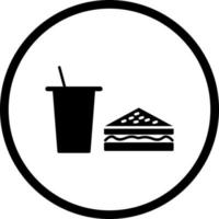 Unique Lunch Vector Icon