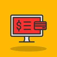 Online Payment Vector Icon Design