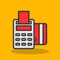 Pos Terminal Vector Icon Design