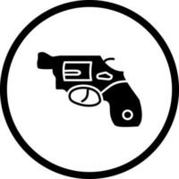 Unique Revolver Vector Icon