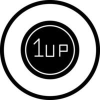 Unique 1UP Vector Icon