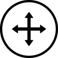 Unique Move Vector Icon