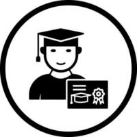 Unique Receiving Degree Vector Icon