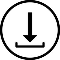 Unique Download Vector Icon