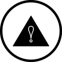 Unique Alert Vector Icon