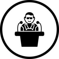Unique Lecture Vector Icon