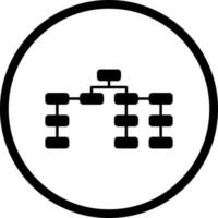 Unique Seo Structure Vector Icon