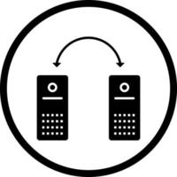 Unique Connected Systems Vector Icon
