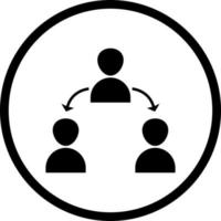 Unique Connected Users Vector Icon