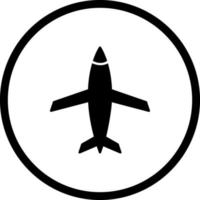 icono de vector de avión