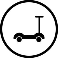 icono de vector de scooter