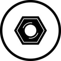 Nut Vector Icon