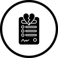 Divorce Vector Icon