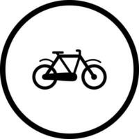 icono de vector de bicicleta