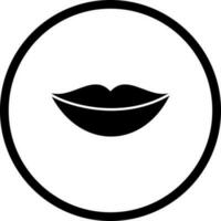 icono de vector de labios