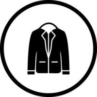 icono de vector de chaqueta elegante