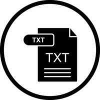 icono de vector de texto