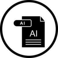 icono de vector de ai