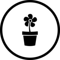 Flower Pot Vector Icon