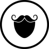 Beard and Moustache Vector Icon