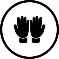 Gardening Gloves Vector Icon