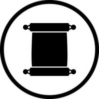 Scroll of Paper Vector Icon