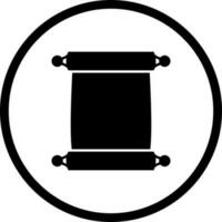 Scroll of Paper Vector Icon