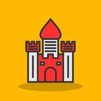 Castle Vector Icon Design