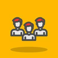 Teamwork Vector Icon Design