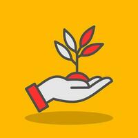 Reforestation Vector Icon Design