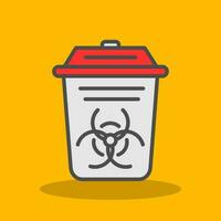 Toxic Waste Vector Icon Design