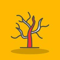 Dry Tree Vector Icon Design